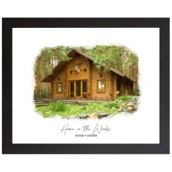 Painterly House Portrait