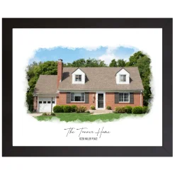 Painterly House Portrait