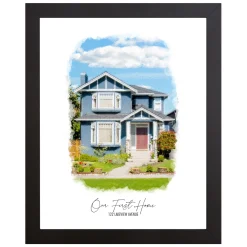 Painterly House Portrait