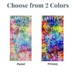 Paint Splatter Beach Towel