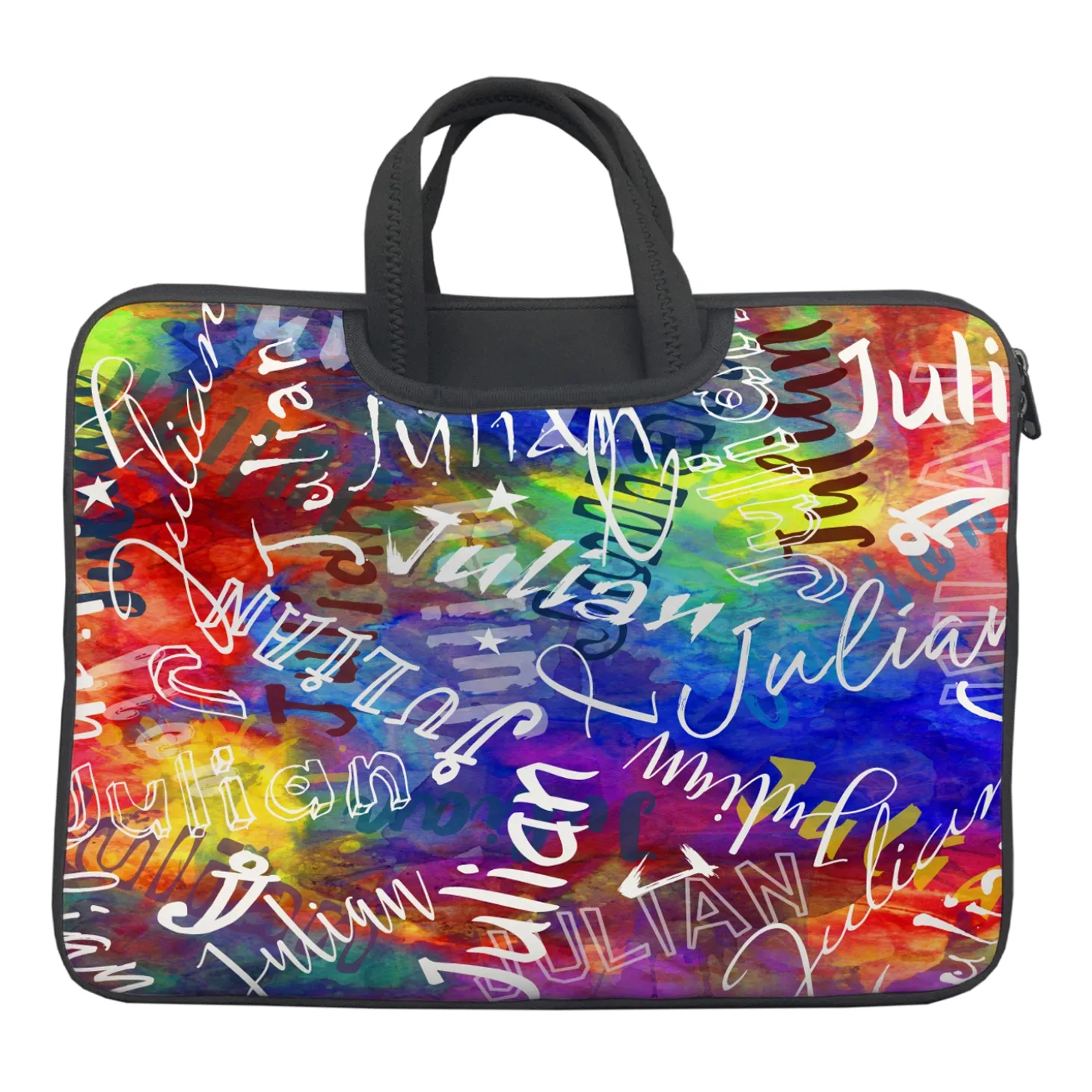 Paint Splatter Laptop Carrying Bag