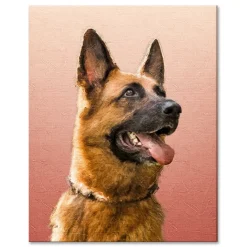 Palette Knife Pet Portrait