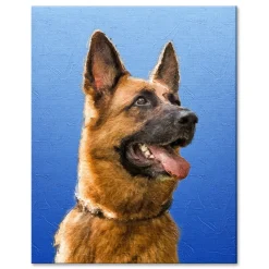Palette Knife Pet Portrait