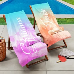 Palm Trees Beach Towel