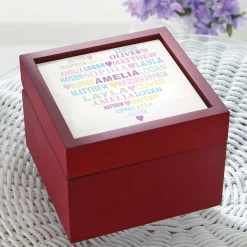 Pastel Heart Full of Love Keepsake Box