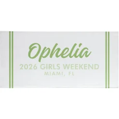 Pastel Stripe Beach Towel