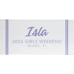 Pastel Stripe Beach Towel