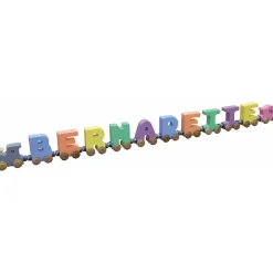 Pastel Wooden Name Train