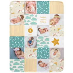 Patchwork Baby Memories Photo Blanket