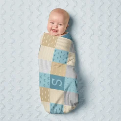 Patchwork Name Baby Swaddle Blanket