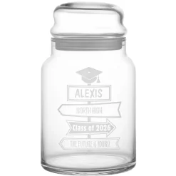 Path To Success Glass Treat Jar