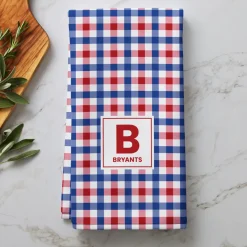 Patriotic Gingham Kitchen Towel