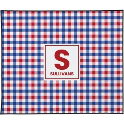 Patriotic Gingham Picnic Blanket
