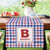 Patriotic Gingham Table Runner