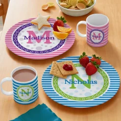 Pattern Initial Personalized Tableware