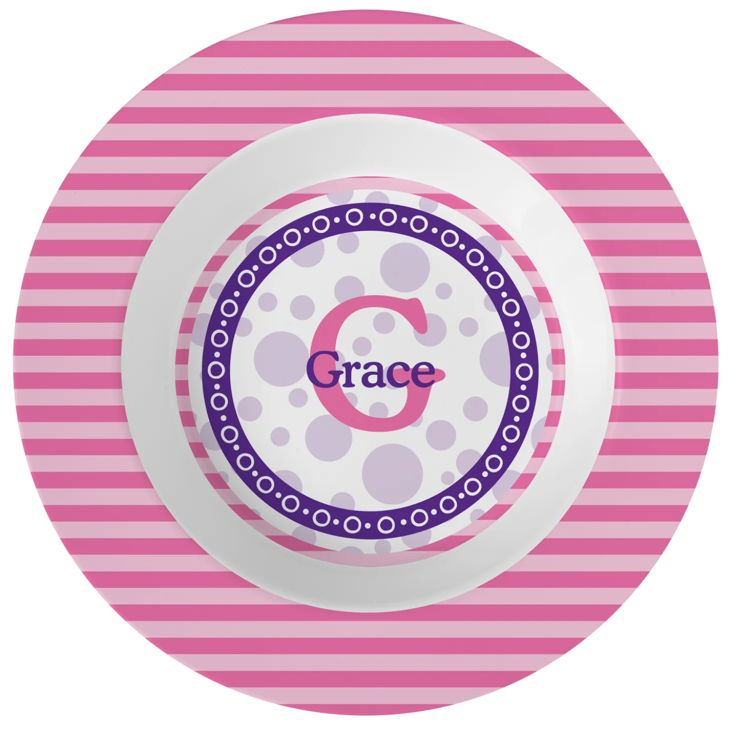 Pattern Initial Personalized Tableware