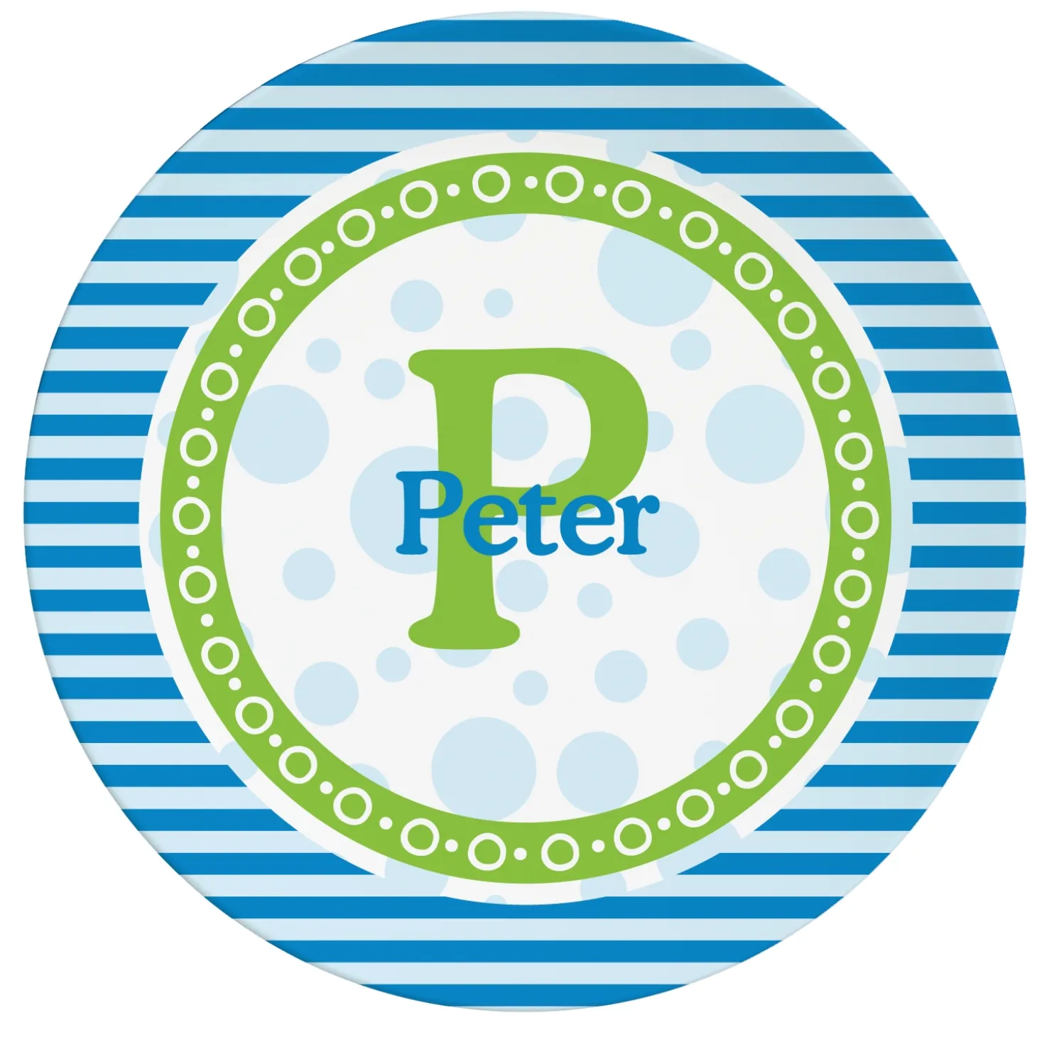 Pattern Initial Personalized Tableware