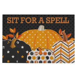 Pattern Pumpkin Doormat