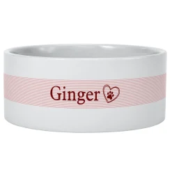 Paw and Heart Pet Bowl