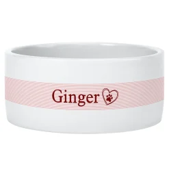 Paw and Heart Pet Bowl
