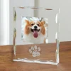 Pawprint Memorial Photo Acrylic Block