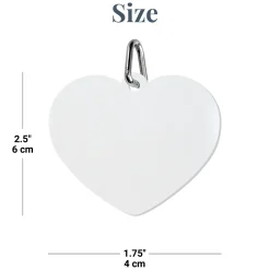 Paw Prints Acrylic Pet Tag