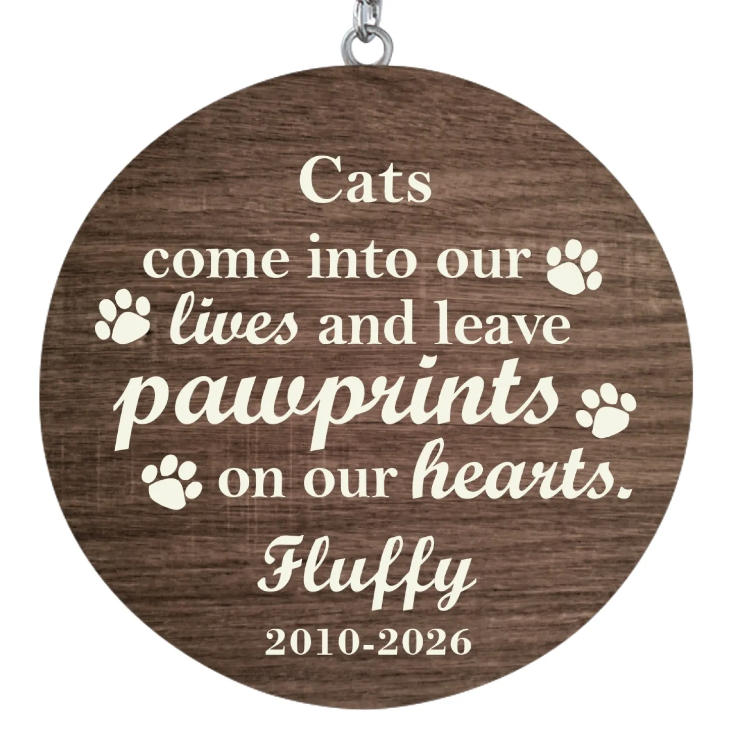 Pawprints in Heaven 30 inch Wind Chime