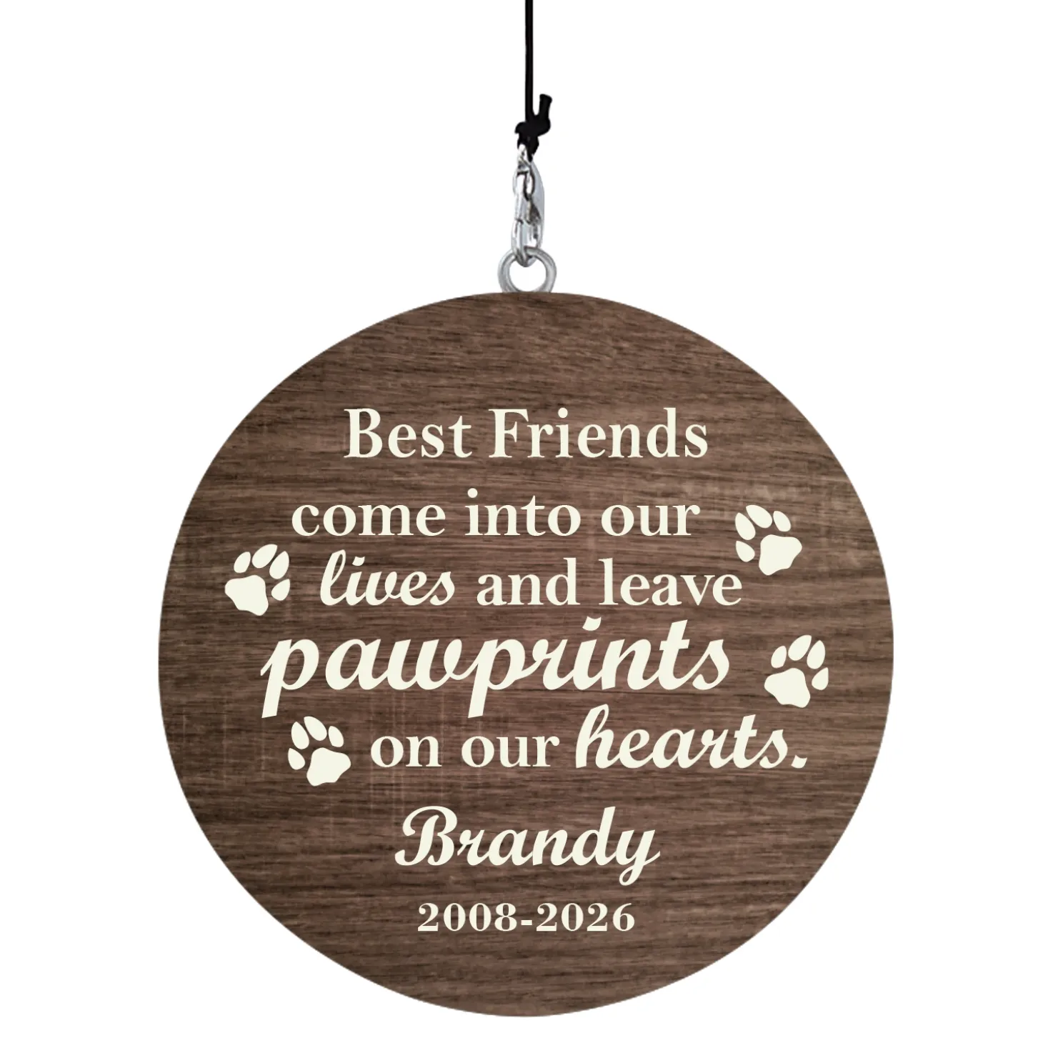 Pawprints in Heaven 30 inch Wind Chime