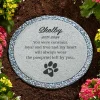 Paw Prints Left By You Garden Stone
