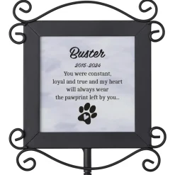 Paw Prints Left By You Garden Stake