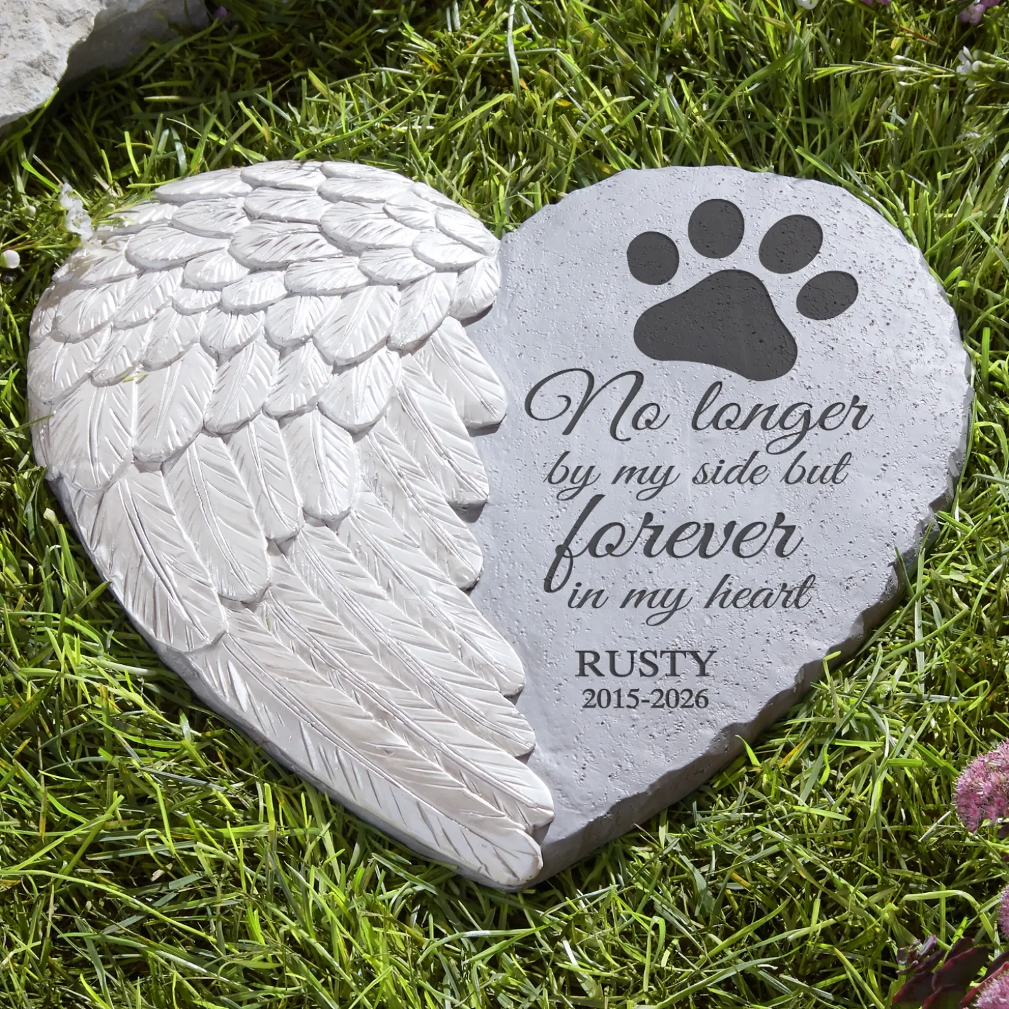 Pawprints on My Heart Stone