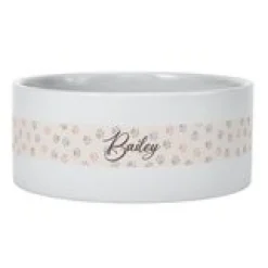 Paw Prints Pet Bowl