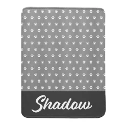 Paws and Stripes Pet Plush Blanket