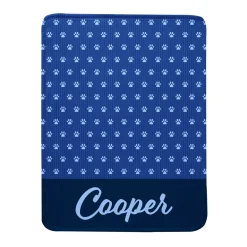 Paws and Stripes Pet Plush Blanket
