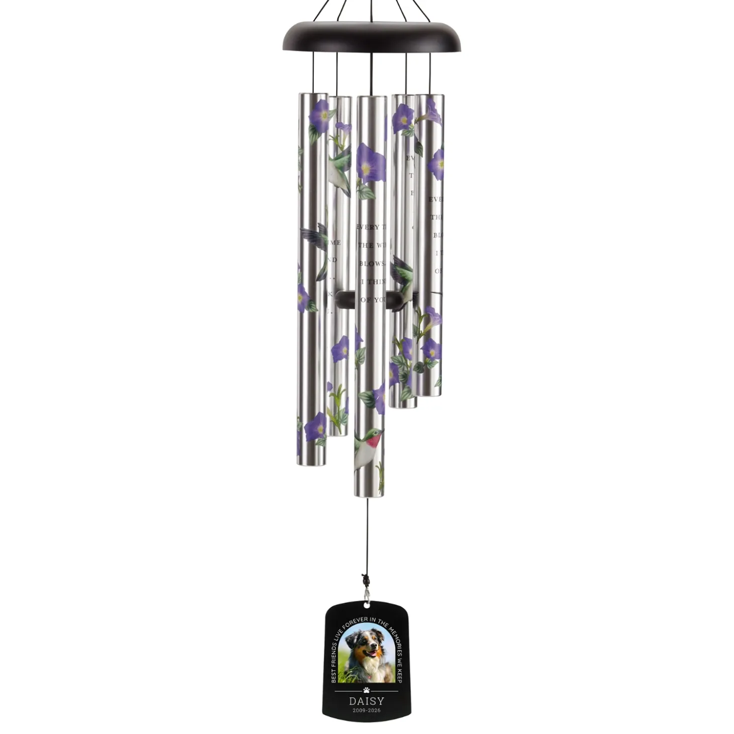 Paws & Memories Photo Sonnet 38 Inch Wind Chime