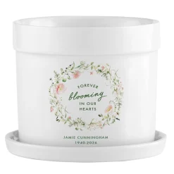 Peaceful Petals Memorial Planter with Tray