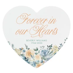 Peaceful Remembrance Wood Heart