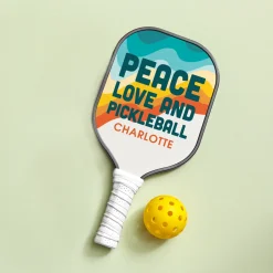 Peace Love Pickleball Paddle