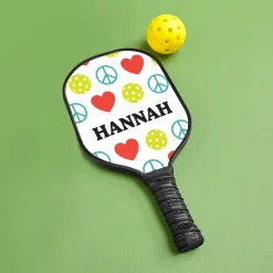 Peace Sign Pickleball Paddle