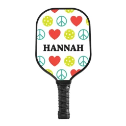 Peace Sign Pickleball Paddle