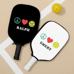 Peace Sign Pickleball Paddle Cover
