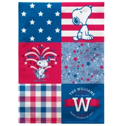 PEANUTS® Americana Multi Square Garden Flag