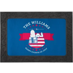 PEANUTS® Americana Snoopy™ Dog House Doormat