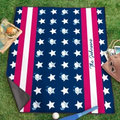 PEANUTS® Americana Stars and Stripes Picnic Blanket