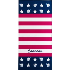 PEANUTS® Americana Stars and Stripes Beach Towel