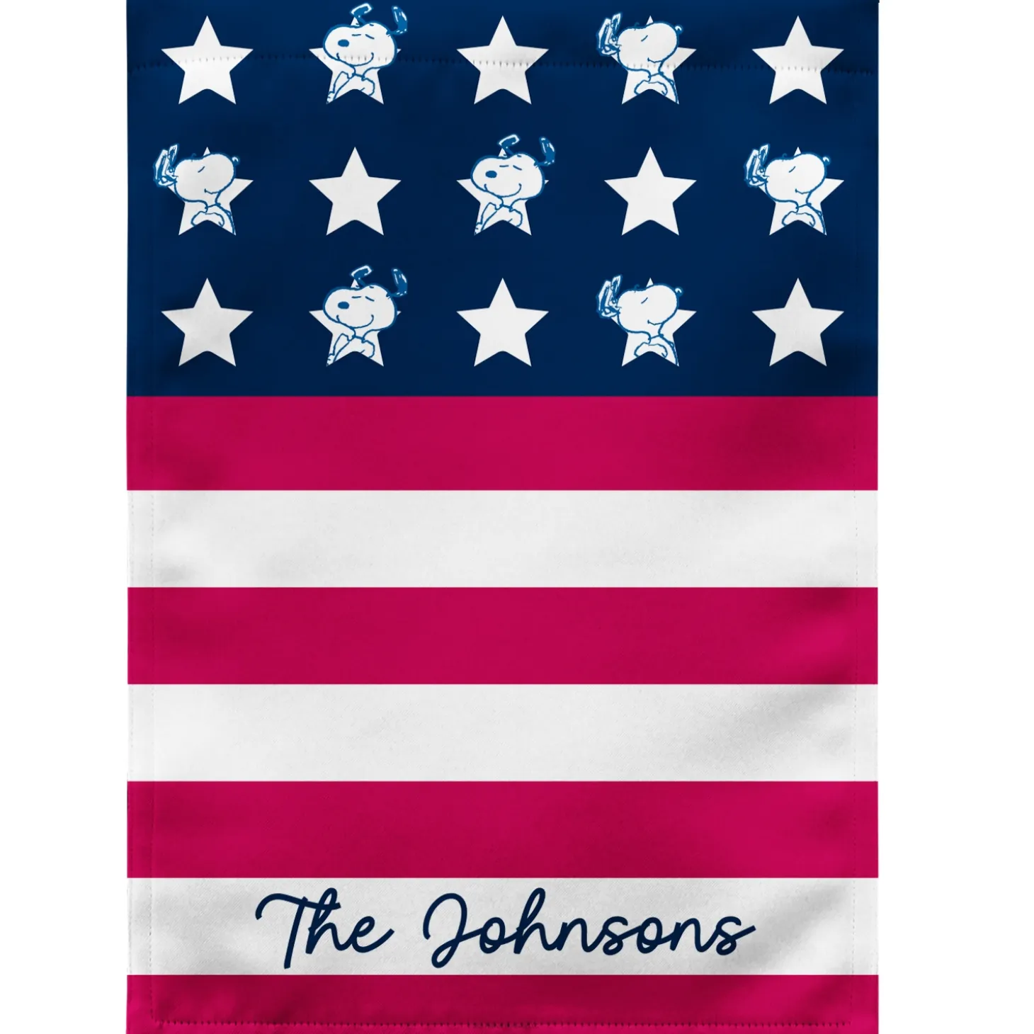 PEANUTS® American Stars and Stripes Garden Flag