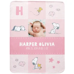 PEANUTS® Baby Love Photo Plush Baby Blanket