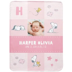 PEANUTS® Baby Love Photo Plush Baby Blanket