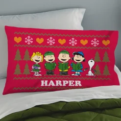 PEANUTS® Christmas Sweater Pillowcase