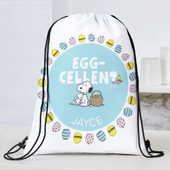 PEANUTS® Egg-Cellent Drawstring Bag